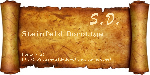 Steinfeld Dorottya névjegykártya