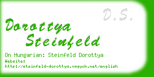 dorottya steinfeld business card